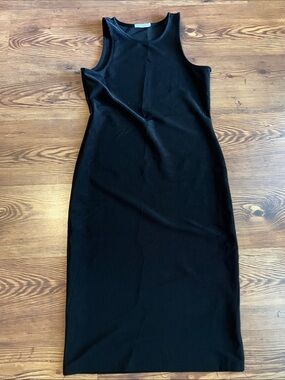 Heart - Hips Stretch Midi Dress - Black (Junior Large) Tag L